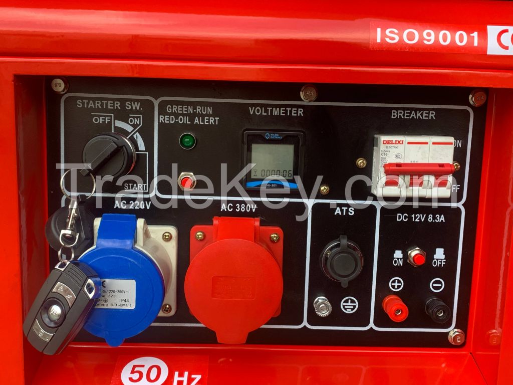 Cheap Price Small Portable Dual Fuel Generators Gasoline/LPG/NG Electric Home Generators