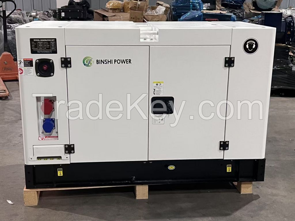 binshi power quanchai series diesel power generator set 25/28kw diesel power genset 50hz 400V 380V power generation machine 