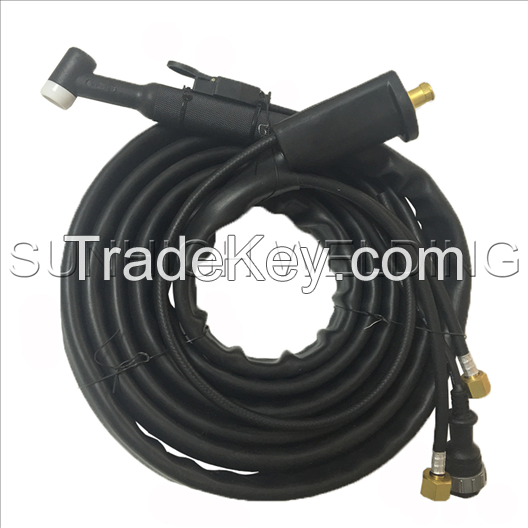 WP-18/18F/18V/18FV TIG COMPLETE TORCH, WATER COOLED (4M/8M OR 5M/10M)