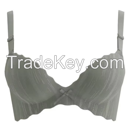 Small chest, no steel ring, comfortable and breathable bra with double breasts