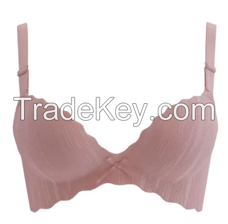 Small chest, no steel ring, comfortable and breathable bra with double breasts