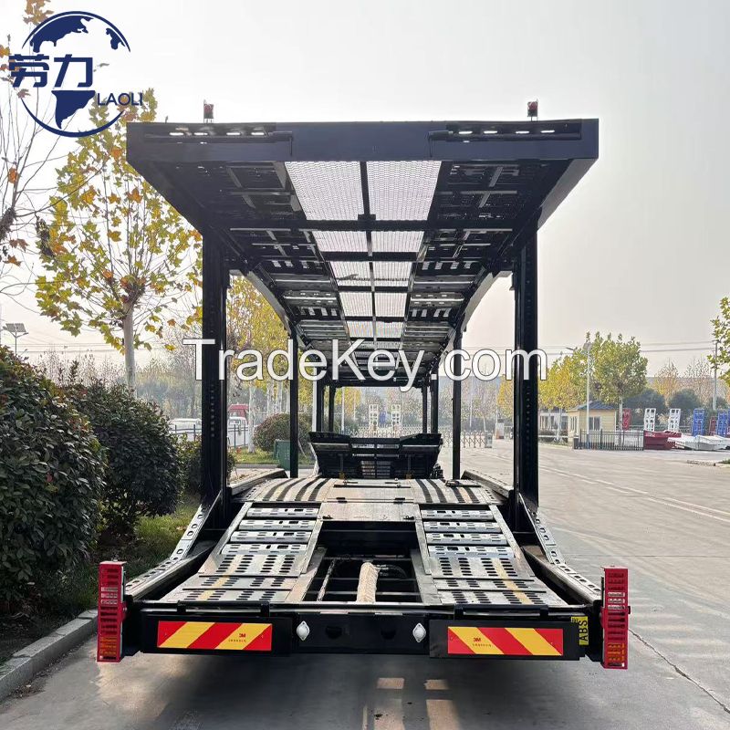 Fully Enclosed Car Transporters Car Carrier Trailers with OTC Certificate for Russia