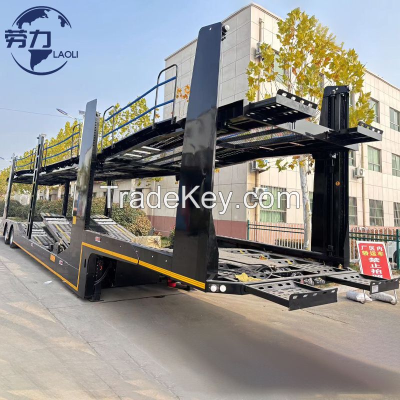 Fully Enclosed Car Transporters Car Carrier Trailers with OTC Certificate for Russia