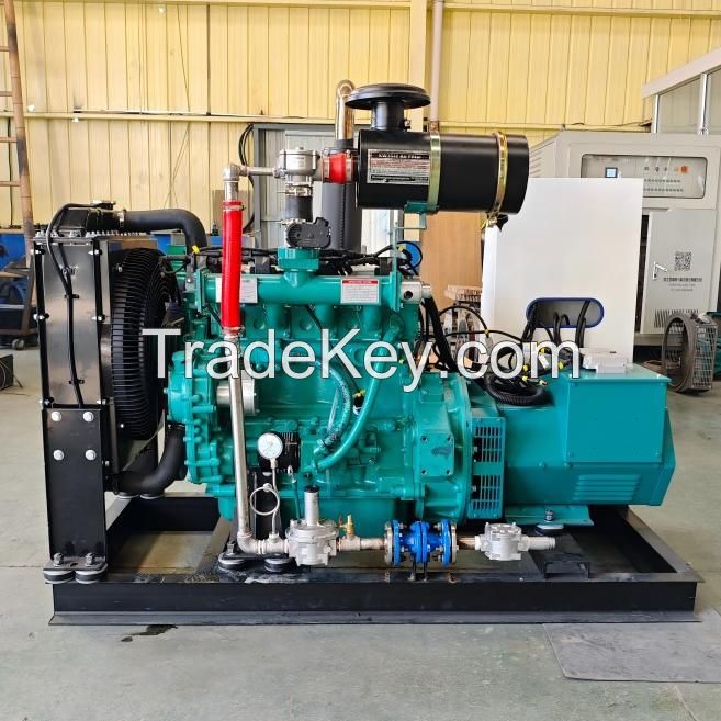 30KW Natural Gas Generator Set Gas Turbine Generators Equipped with Kingband Gas Control System