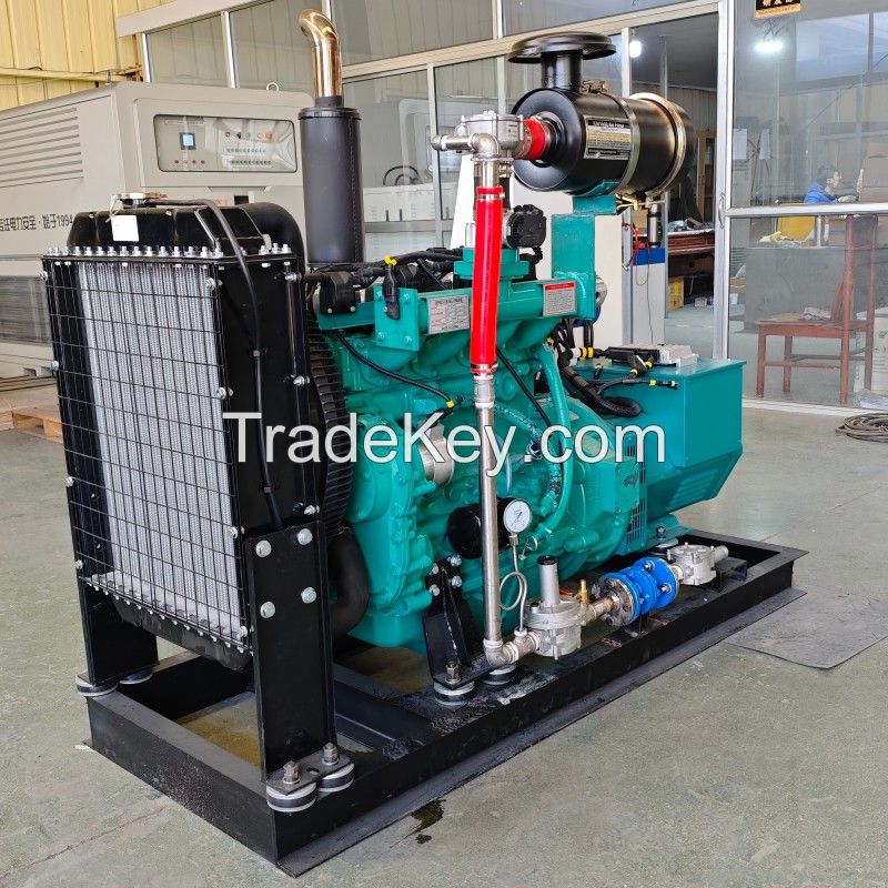 30KW Natural Gas Generator Set Gas Turbine Generators Equipped with Kingband Gas Control System