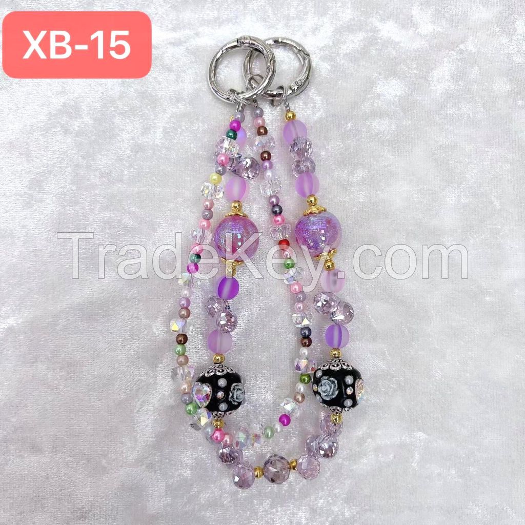 Handmade Beads Keychains/Phone Straps/DIY Keychains/Bag Charms