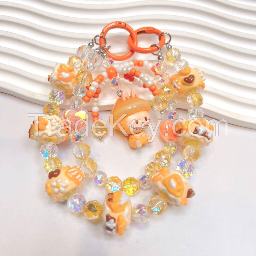 Bag Charms/Handmade Beads Keychains/Phone Straps/DIY Keychains