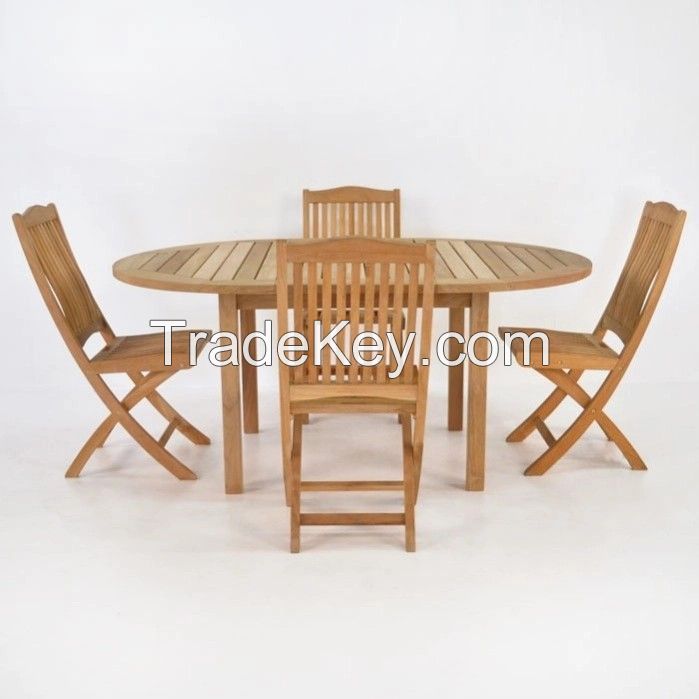 Folding Dining Set Teak Wood