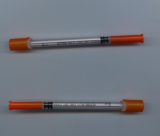 Disposable Insulin Syringe