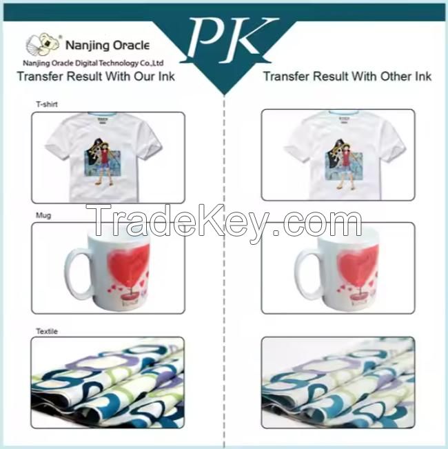 Koala Factory Supply Yellow Color Dye Sublimation Ink for EP Printer for Polyester Fabric