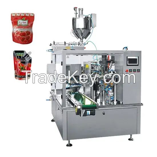 Automatic Liquid Premade Bag Detergent Laundry Doypack Packing Machine