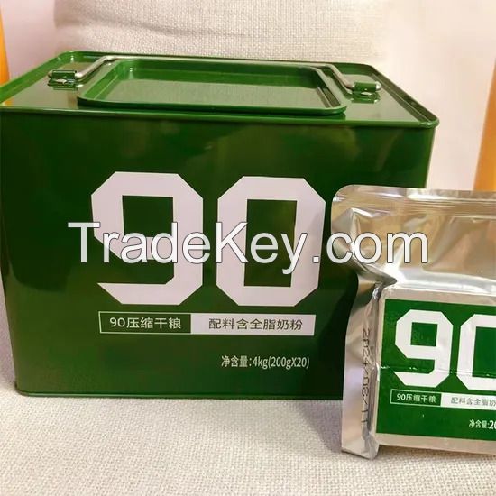 High Energy Compressed Biscuits 200g Energy Bar Rich in Nutrients Storage Emergency Food OEM