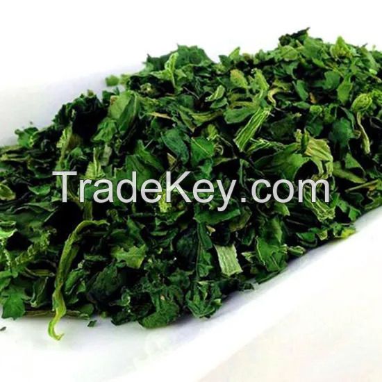 Chinese Factory Supply Dehydrated Vegetables Air Dried Spinach Leaf Flakes