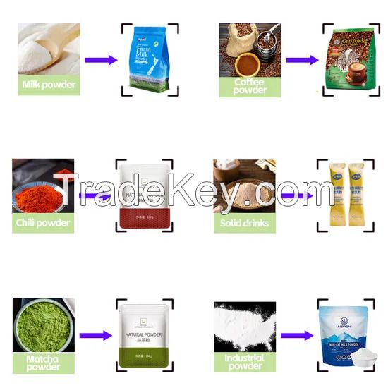 Detergent Coffee Milk Chili Spice Chilli Seasoning Bag Flour Packaging Machine