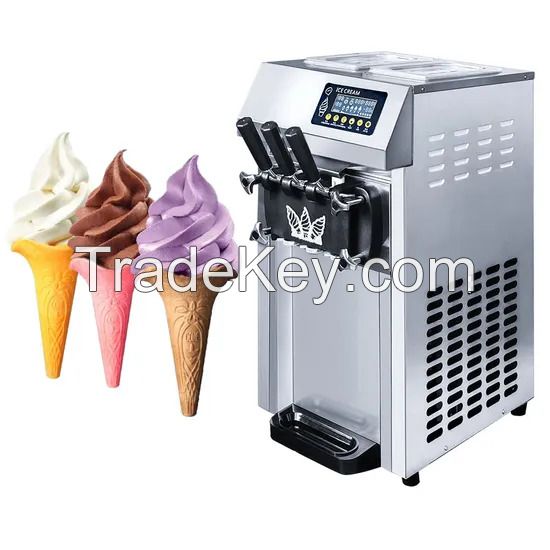 Professional Soft Serve Ice Cream Maker Hard Ice Cream Machine Soft Ice Cream Machine