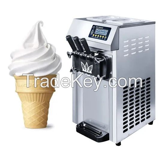 Professional Soft Serve Ice Cream Maker Hard Ice Cream Machine Soft Ice Cream Machine
