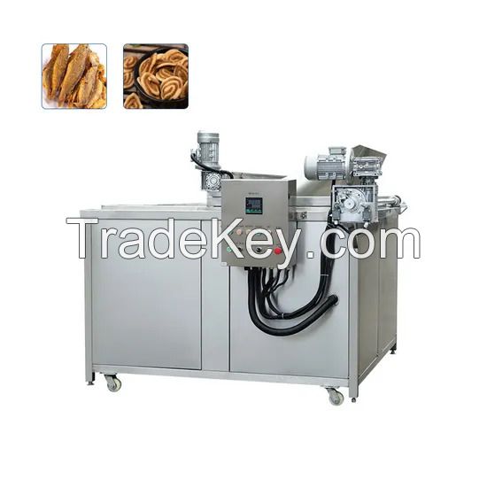 Professional Churros Machine with Gas Fryer for Street Food Vendors