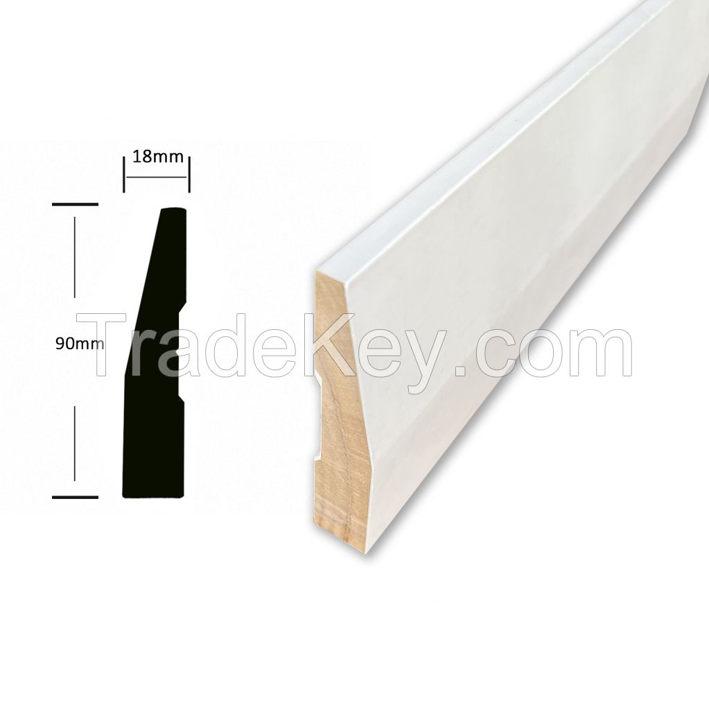 Good Price Finished Covering House Decoration Radiata Pine Doors Windows Casing Stripwood
