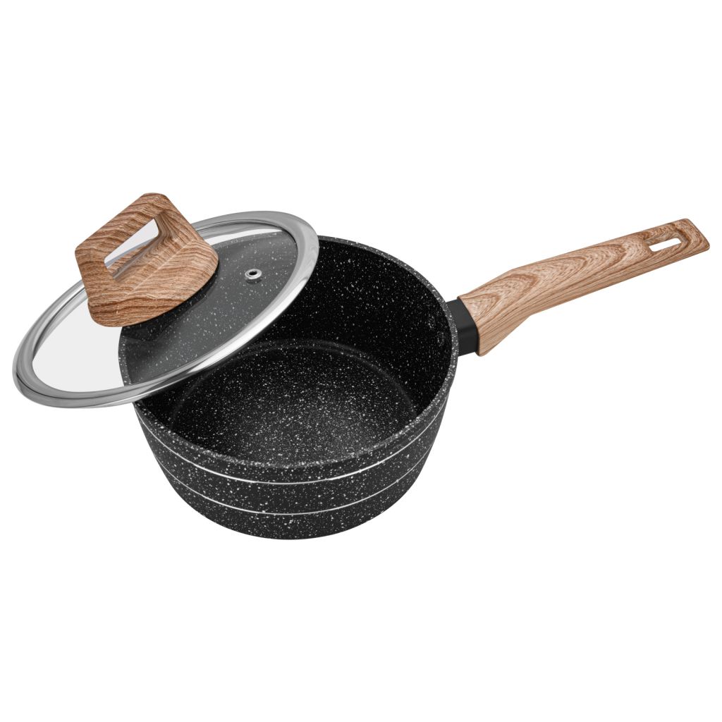 16cm Forged  Aluminium Non-stick Sausepan With Lid