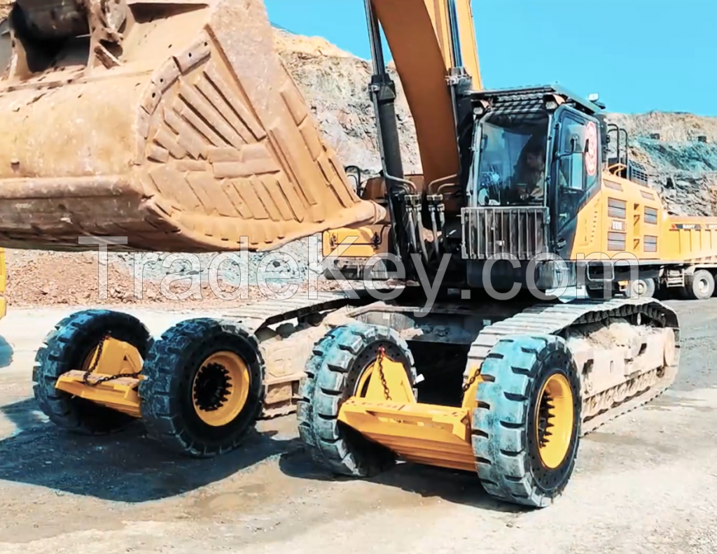 Excavator transport equipment crawler excavator transporter excavator dolly