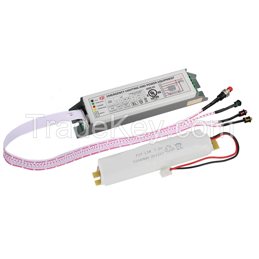 UL Listed Waterproof Emergency Lighting Driver Kits for DC220V LED Highbay 