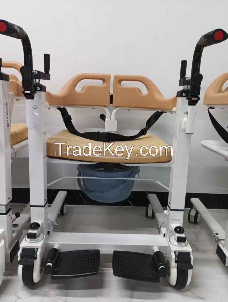 Patient Lift Chair, Manual Operation Patient Lift Aid, Transfer Chair