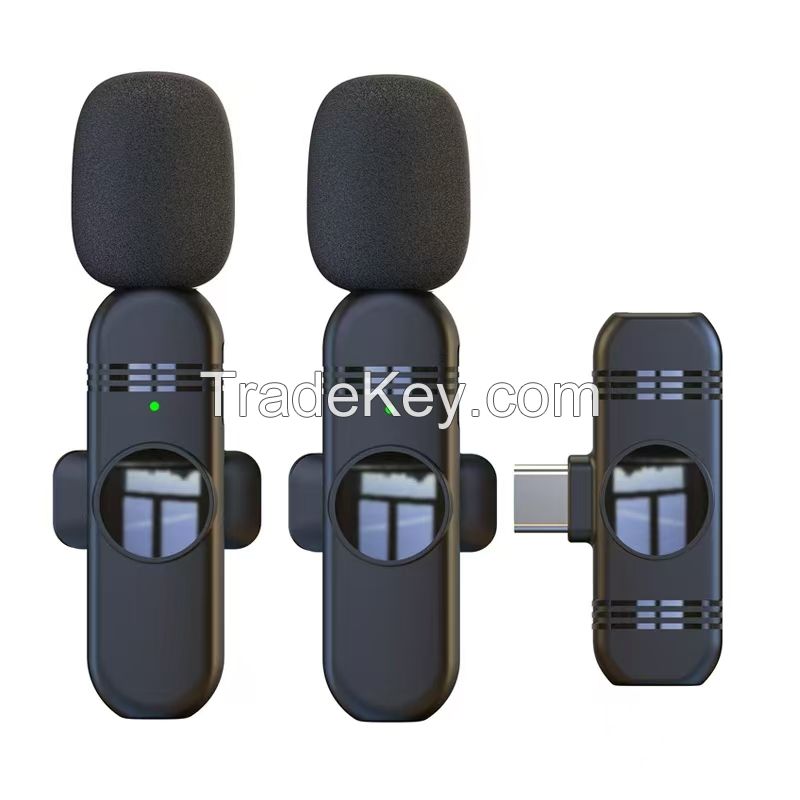 K9, K8, K11, K15,K35 Mini Lavalier Lapel Microphone Wireless Noise Reduction Outdoor Live Radio Wireless Microphone manufacturer