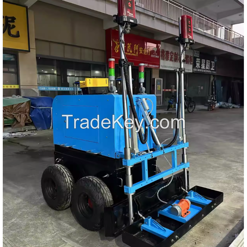 Custom Automatic Concrete Paver Cement Fishing Machine  High Efficiency Concrete Laser Leveling Screed Machine