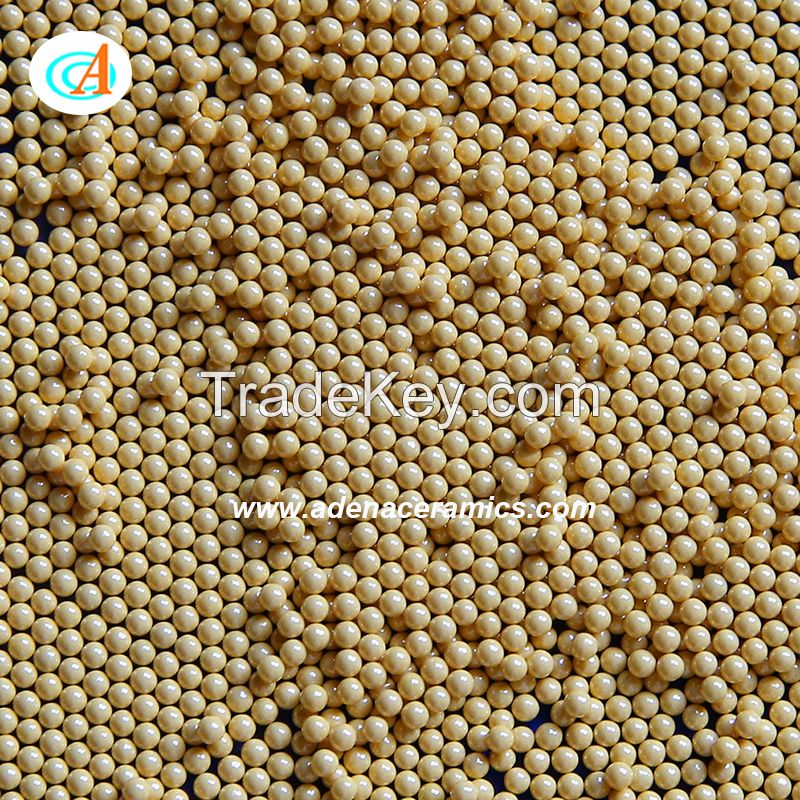 Cerium stabilized zirconium beads