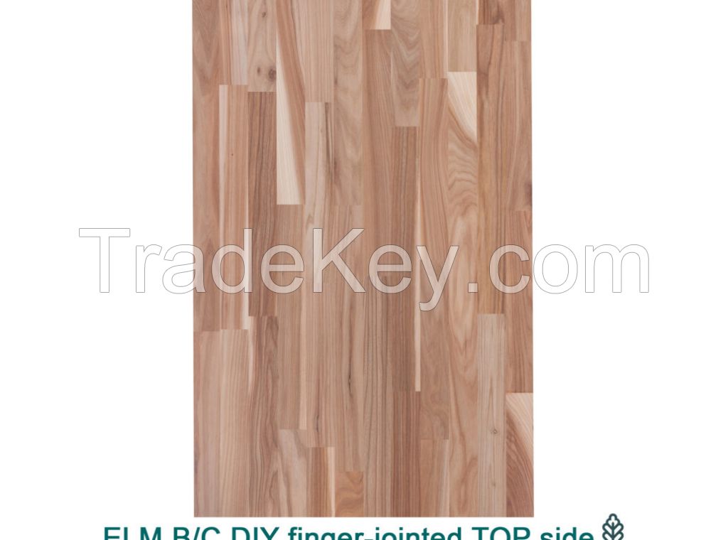 Worktop and solid wood panel