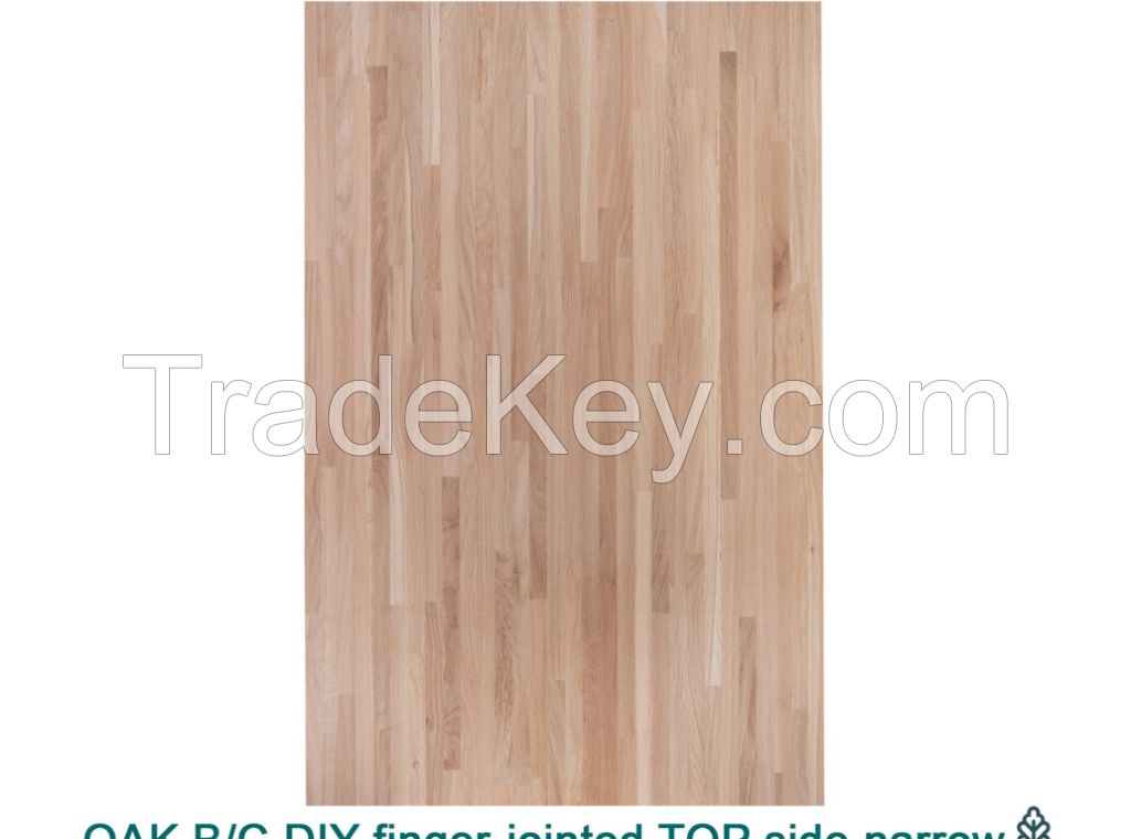 Worktop and solid wood panel