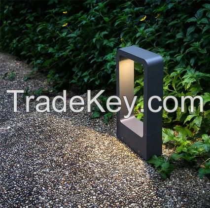 High Quality Aluminum Material Kinds Dimension LED Lawn Light Bollard Outdoor