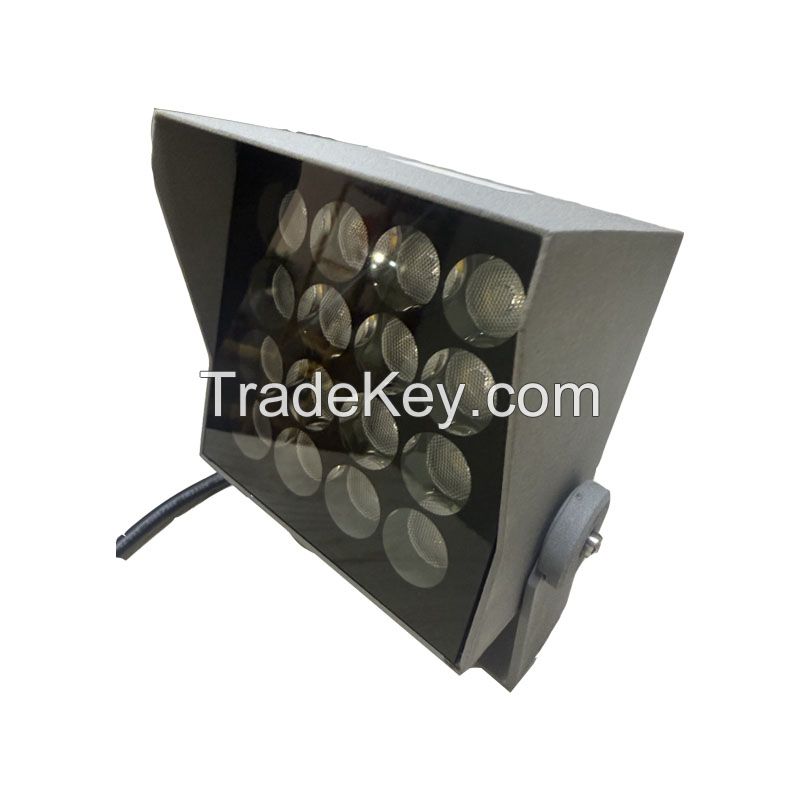 36W RGBW DMX512 Automatically Color Changing DC24V LED Flood Light For Big Tree