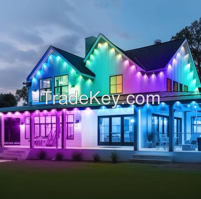 Square Shape Premium Quality IP68 LED Point Light For Roof RGBW