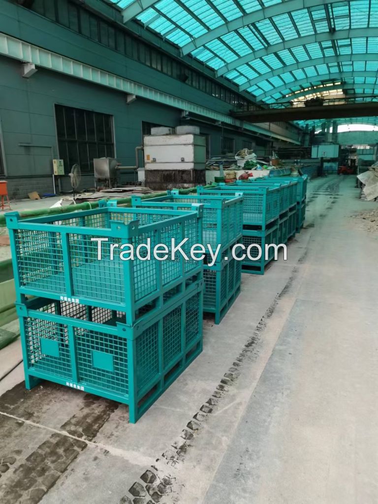 Metal bins can also be stacked on top of each other, effectively utilizing the vertical space of the warehouse and improving the utilization of warehouse space.