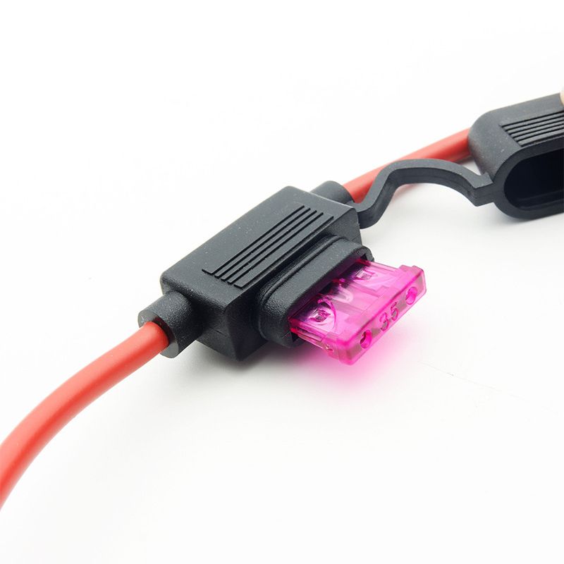 RJ7094  Harness Wire Cable Single pole male female combination cable electric vehicle battery charging line 3A molding fuse harness