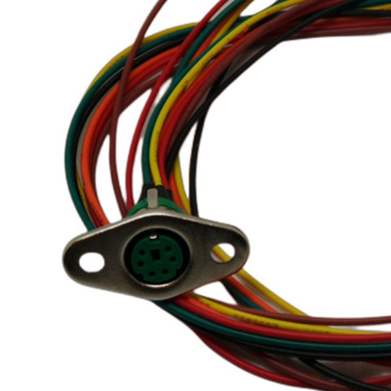 RJ7107 Harness Wire Rhombus MINI DIN 6P Female S-Video Cable, MINI DIN to 2510 6P Connection Cable