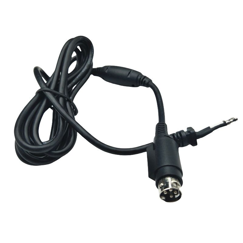 RJ7108 Harness Wire POWER DIN3-pin assembly connector S terminal DIN plug line black with magnetic ring