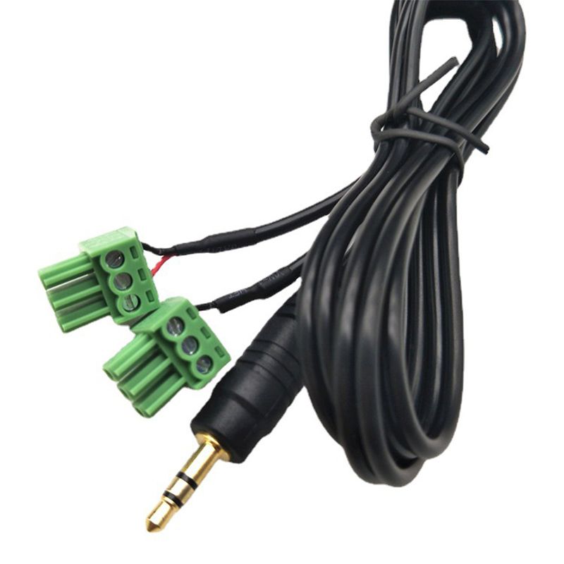 RJ7095  Harness Wire Cable Terminal cable 3.5mm three-dimensional head turning pitch 3.81mm plug type terminal cable