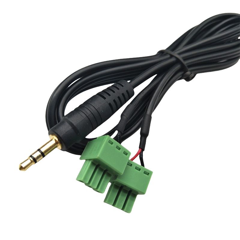 RJ7095  Harness Wire Cable Terminal cable 3.5mm three-dimensional head turning pitch 3.81mm plug type terminal cable