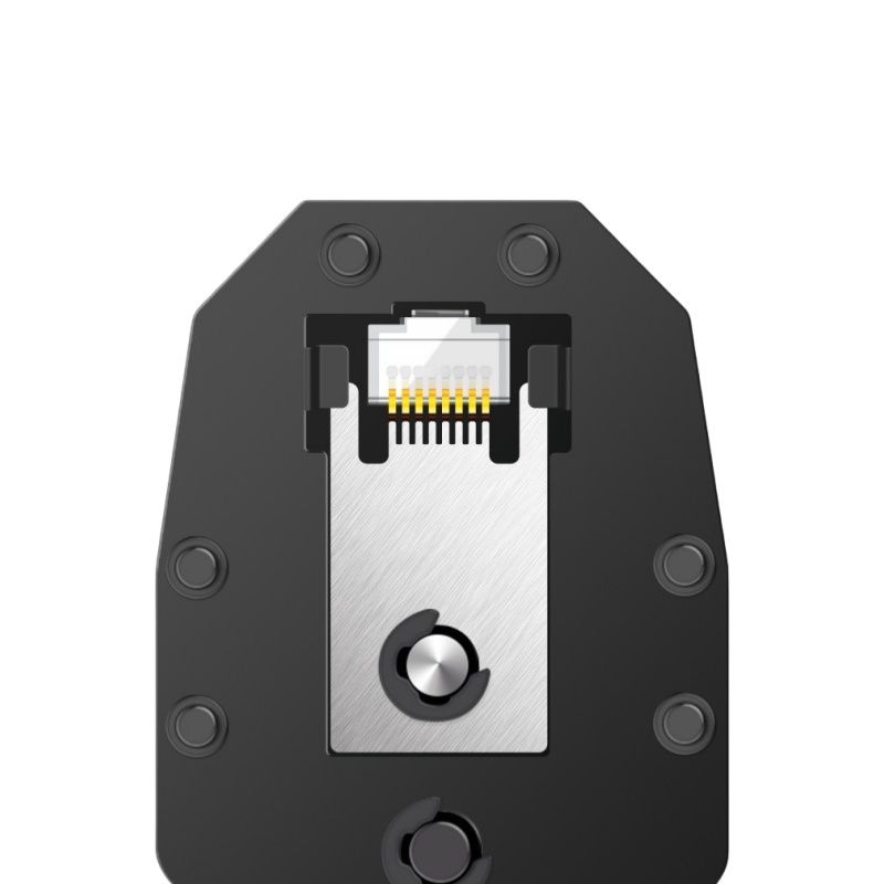 B11052 Dual/Triple-Function Crimping Tool for Network and Telephone Wires, Universal 8P/6P/4P Crimping Tool