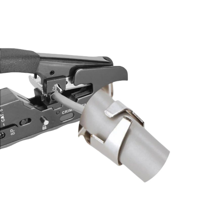 B11053 Multi-Function Cat7 Crimping Tool, Wire Stripping, Cutting, and Crimping for 6P/8P Network Connectors