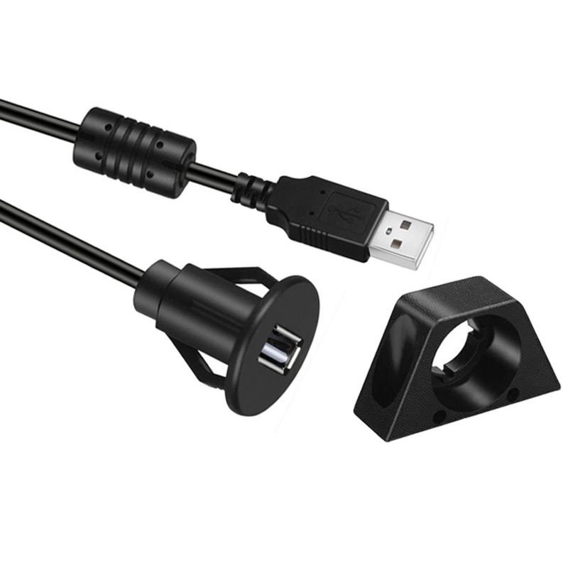 In-vehicle USB Female-to-Male Data and Charging Extension Cable