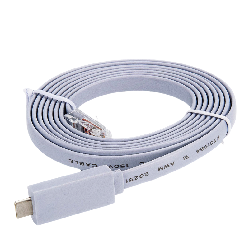 USB to Console Debugging Cable, Type-C Switch Configuration, USB C to RJ45 Serial Port, RS232 Serial Port Cable 