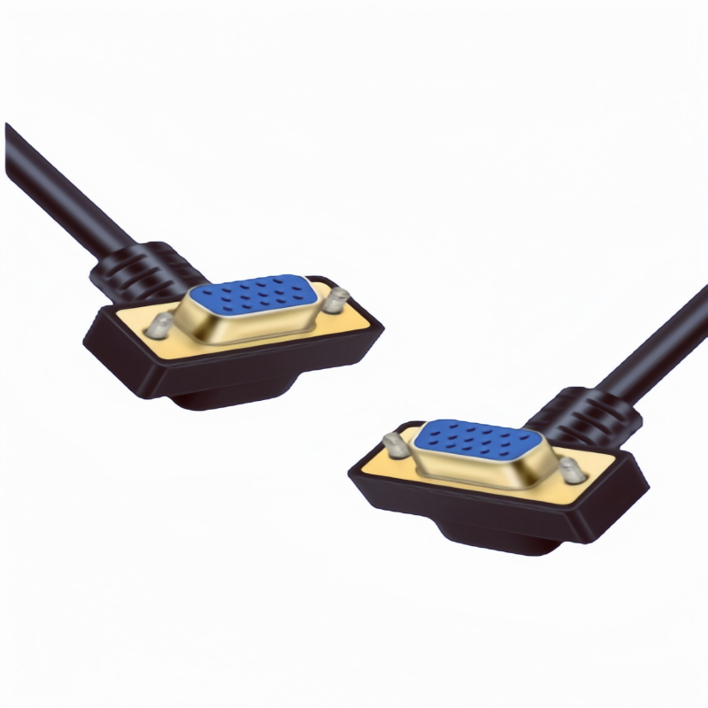 270-degree Elbow VGA High-definition Cable