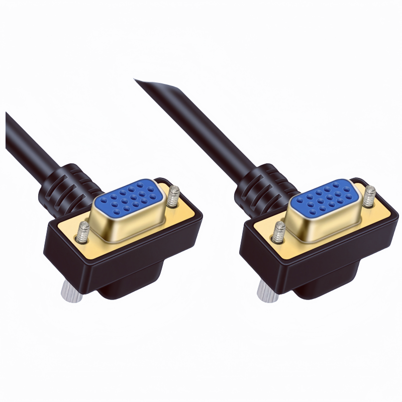 270-degree Elbow VGA High-definition Cable