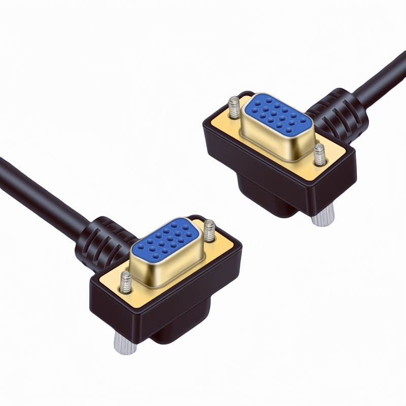 270-degree Elbow VGA High-definition Cable