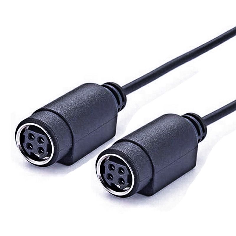 Power DIN 4-pin High Current Male-to-Female Industrial Extension Cable