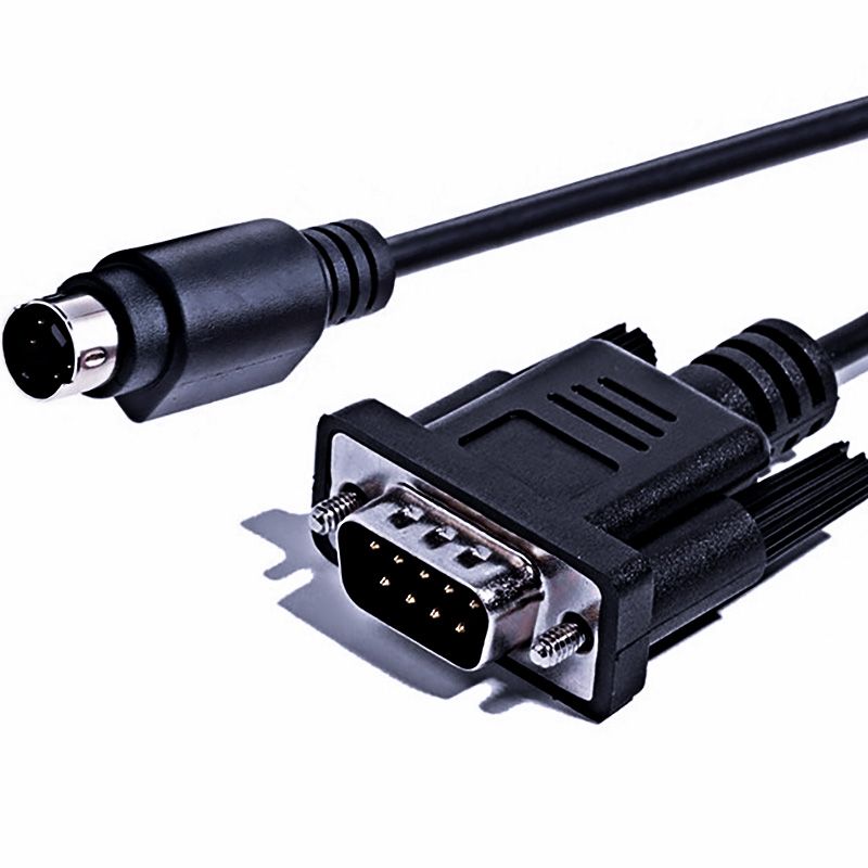 Mini DIN 4-pin to DB9 Male-to-Female RS232 Serial Port Cable
