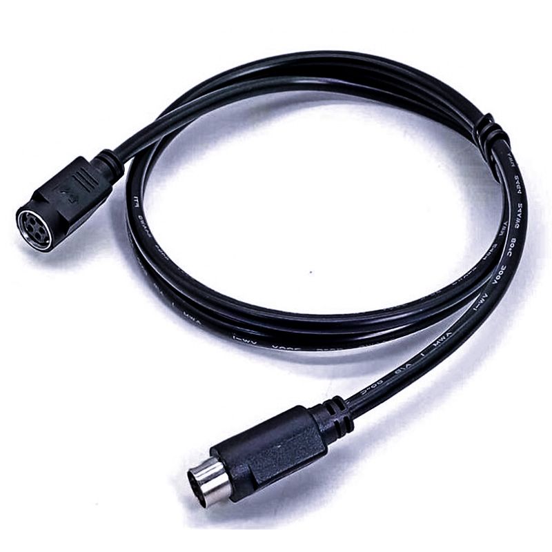 Power DIN 4-pin High Current Male-to-Female Industrial Extension Cable